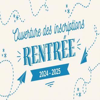 Inscriptions périscolaire et mercredis 2024/2025