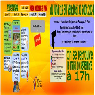 Programme MJ St-Viaud du 12 au 30 août 2024