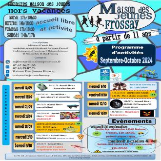 programme de la rentrée MJ Frossay