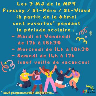 Horaires des 3 MJ en période scolaire