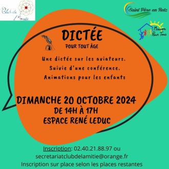 Dictée intergénérationnelle