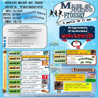 PROGRAMME inter vacances novembre et décembre MJ Frossay