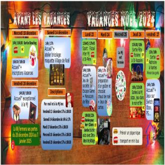 Vacances Noël 2024 MJV