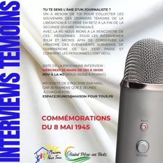 Interviews témoignages Commémorations Libération 1945