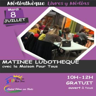 Ludothèque à la médiathèque