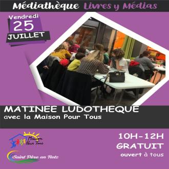 Ludothèque à la médiathèque