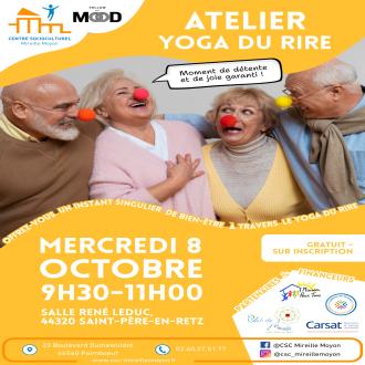 Une séance de découverte du yoga du rire