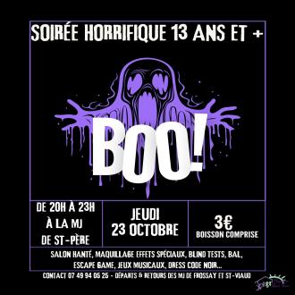 soir�e horrifique + 13 ans