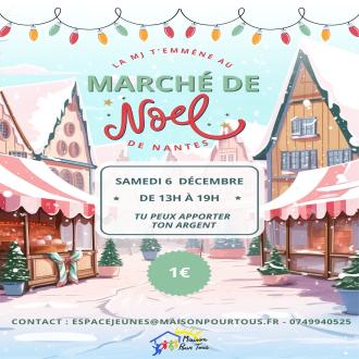 Sortie au march de Nantes avec la MJ de St-Pre