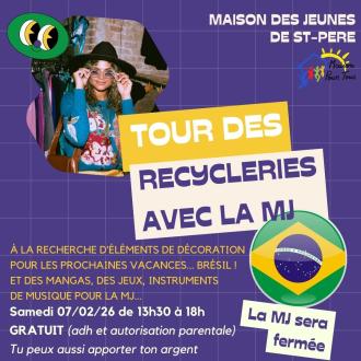 La Mj St Père t'emmène aux recycleries - déco Brésil !