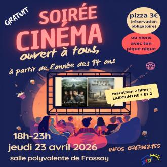 soir�e cin� +13 ans