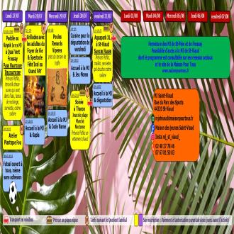 Dernier programme de l'été MJ St-Père