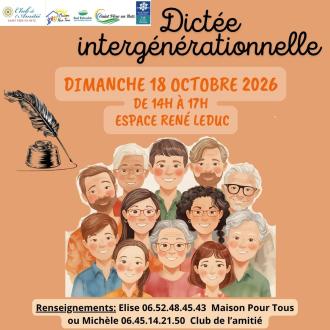 Dictée intergénérationnelle