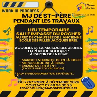 MJ ST P�re lieu temporaire pendant les travaux