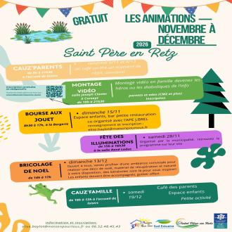 Programme de novembre à décembre
