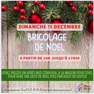 Atelier bricolage de Noël