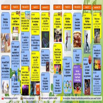 Programme de la maison des jeunes de St P�re