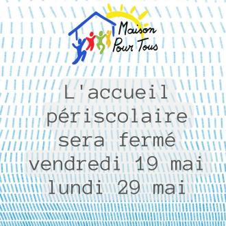 Fermeture du périscolaire