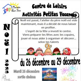 Centre de loisirs Noël 2023